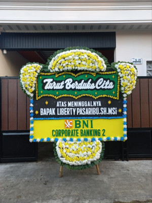 Papan Bunga Duka di Cubadak Air Utara