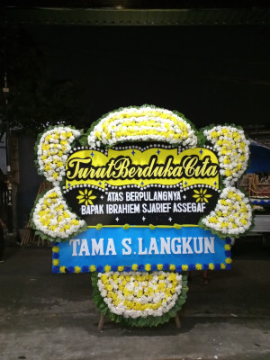 Papan Bunga Duka di Cubadak Air Utara