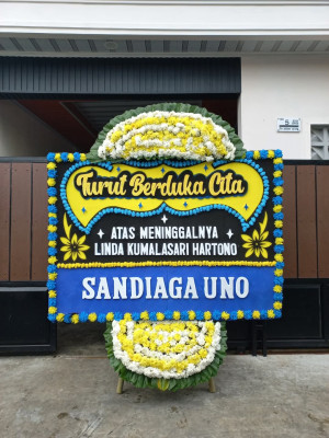 Papan Bunga Duka di Cubadak Air Utara
